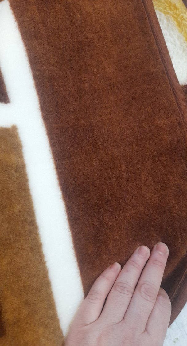 Kahverengi Çocuk Battaniyesi bebek için az kulandım - Görsel 5