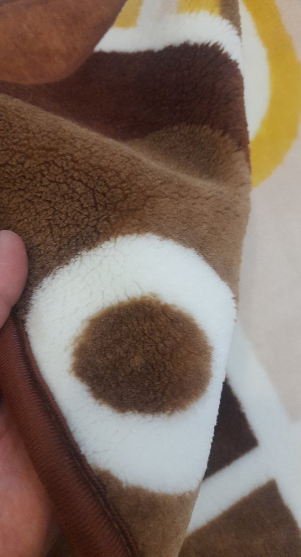 Kahverengi Çocuk Battaniyesi bebek için az kulandım - Görsel 4