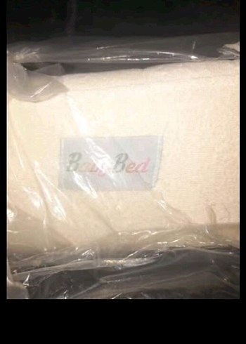 Bebek için Beyaz Yumuşak Destek Minderi reflu yatagı  yenı - Görsel 2