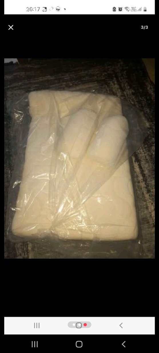 Bebek için Beyaz Yumuşak Destek Minderi reflu yatagı  yenı - Görsel 3