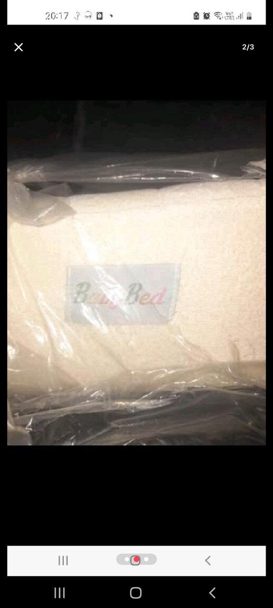 Bebek için Beyaz Yumuşak Destek Minderi reflu yatagı  yenı - Görsel 2