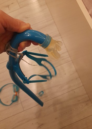 Decathlon Nabaiji Erkek Mini Turkuaz   Şnorkel - Görsel 5