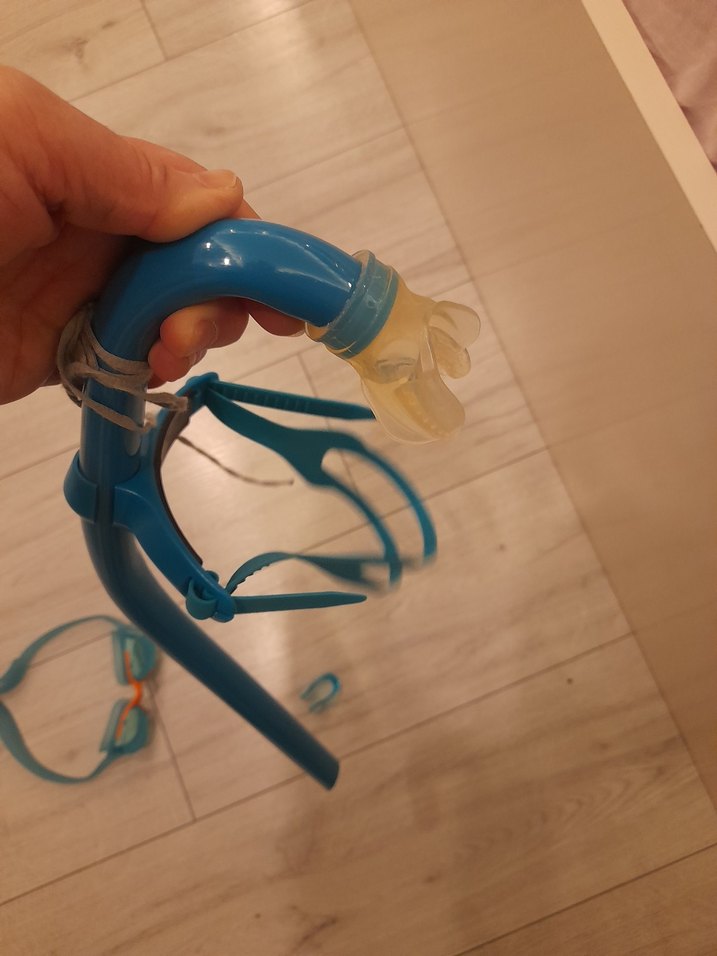 Decathlon Nabaiji Erkek Mini Turkuaz   Şnorkel - Görsel 5