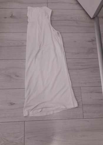 Baskılı Beyaz Kolsuz  40 beden Tişört - Görsel 6