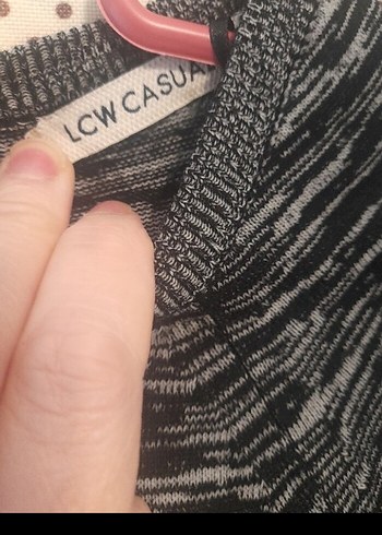 Gri Desenli Uzun Kollu Triko Elbise çok şık 36 38 beden - Görsel 5