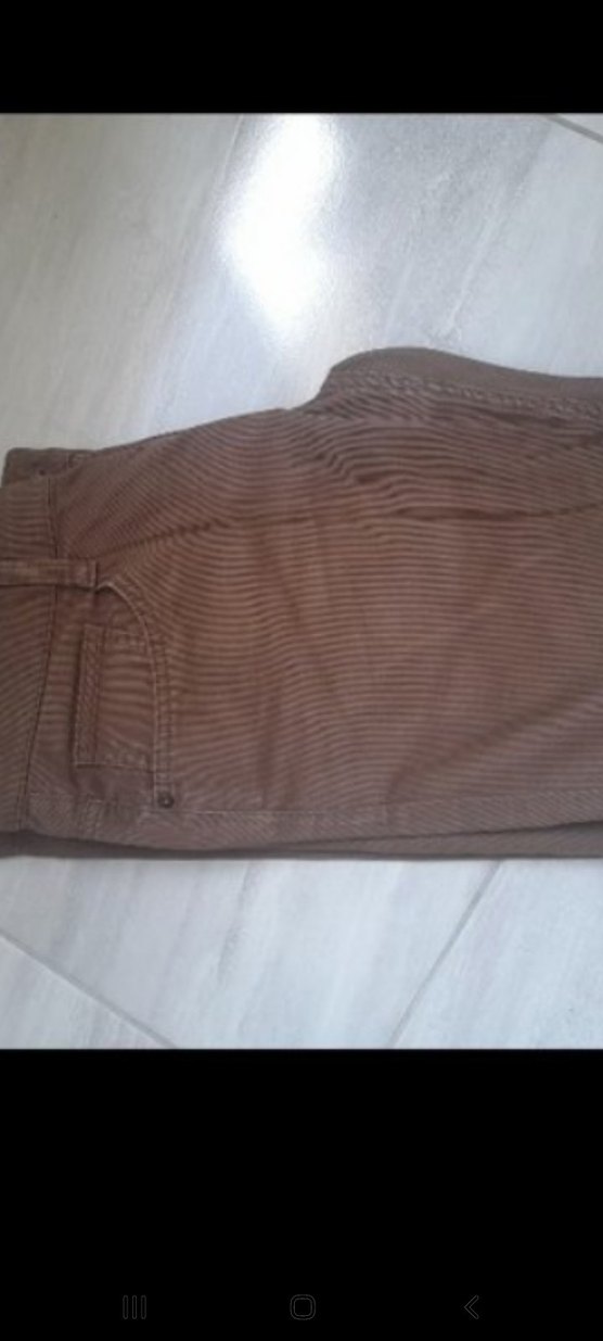 Kadın Kahverengi Süet Kumaş Pantolon 31 32 beden - Görsel 5