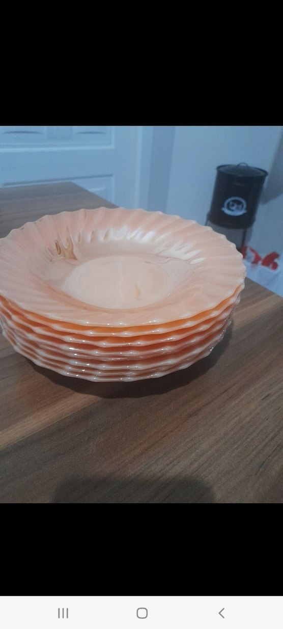 tabak  cukur yemek tabagı antıka kaç.yılık yenı 8 adet - Görsel 4