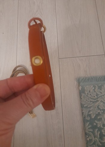 Bej Deri Kadın Kemer Tokalı 2lı yenı sıfır urun - Görsel 4