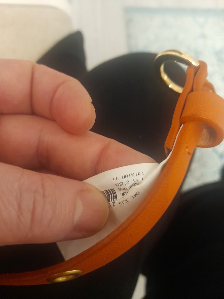 Bej Deri Kadın Kemer Tokalı 2lı yenı sıfır urun - Görsel 2