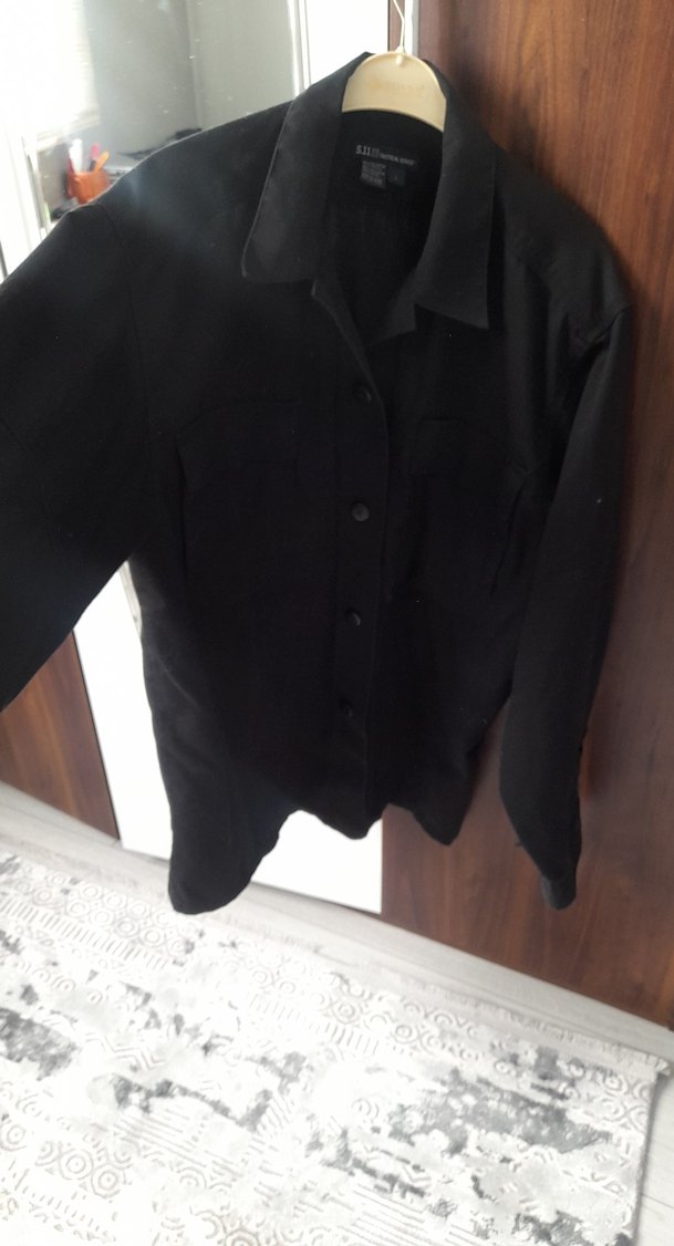 Siyah Regular Fit Keten Erkek CeketL beden - Görsel 4