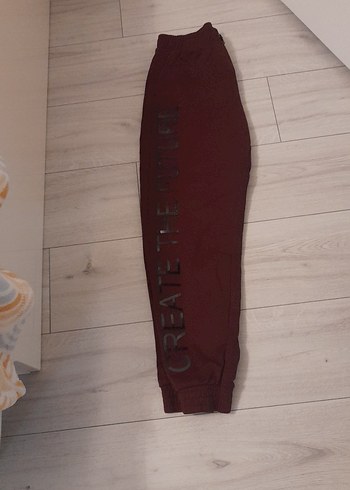 Bordo Kadın Rahat Kesim Eşofman Altı 38 beden - Görsel 6