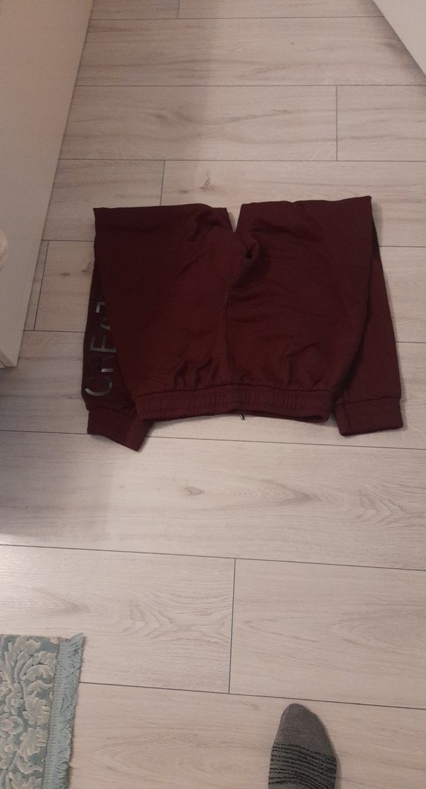 Bordo Kadın Rahat Kesim Eşofman Altı 38 beden - Görsel 5