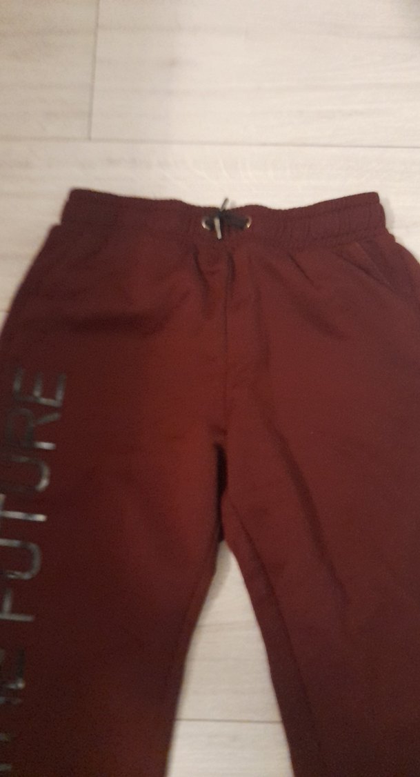 Bordo Kadın Rahat Kesim Eşofman Altı 38 beden - Görsel 3