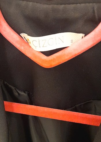 Düğmeli Siyah Midi Kadın Blazer Ceket - Görsel 4