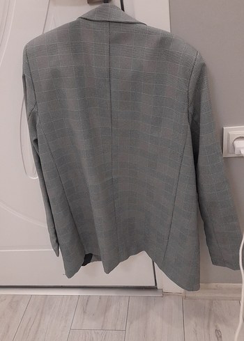Gri Düğmeli Kadın Blazer Ceket36 beden - Görsel 6