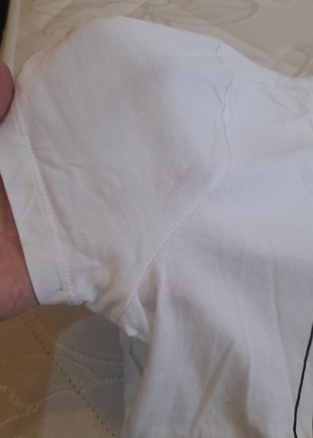 Baskılı Beyaz Tişört m beden - Görsel 6