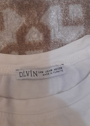 Baskılı Beyaz Tişört m beden - Görsel 4