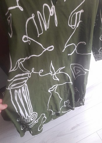 Trendyol & Milla Desenli, Yarım Kol, Tunik38 beden