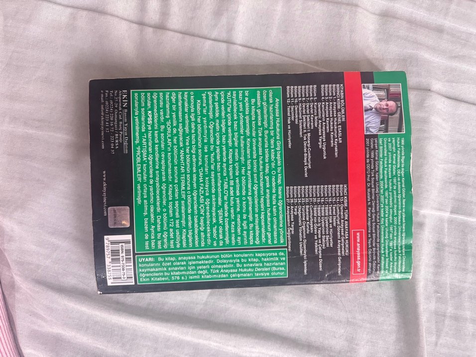Anayasa Hukukuna Giriş Kitabı 11.basım - Görsel 5