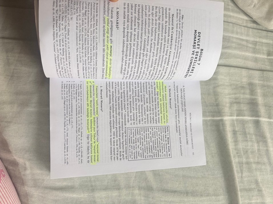 Anayasa Hukukuna Giriş Kitabı 11.basım - Görsel 4