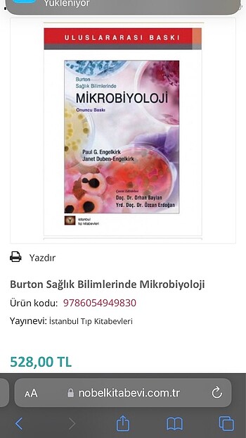 Burton sağlık bilimlerinde Mikrobiyoloji