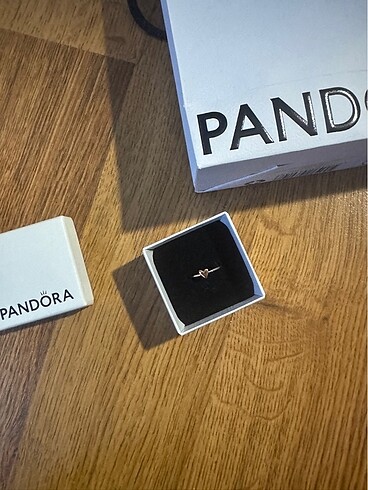 orijinal pandora kalp rosegold yüzük