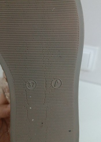 Bej Nakışlı Kadın Dolgu Topuk Espadril - Görsel 6