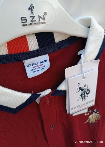 12-13 Yaş Beden U.S Polo Assn. Bordo Uzun Kollu Polo Tişört adet fiyatı