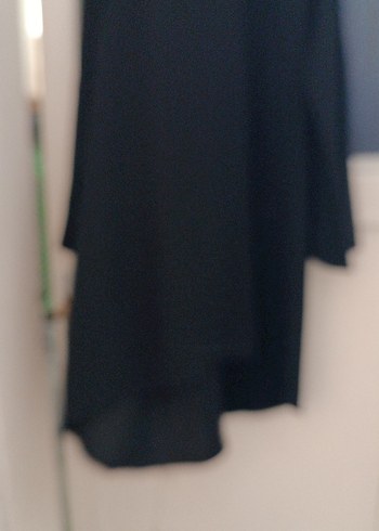 42 Beden Uzun Siyah Gotik Kadın Tunik takım pantolonlu
