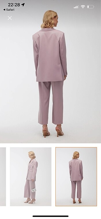 Oversize takım saten - Görsel 6