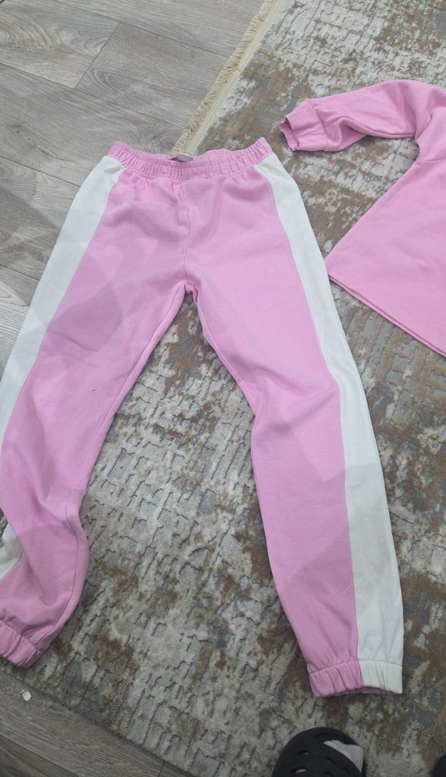 Barbie Baskılı Pembe Kız Eşofman Takımı - Görsel 2