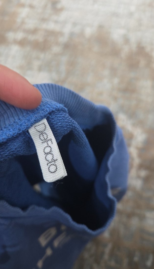 Mavi Baskılı çocuk Sweatshirt - Görsel 3