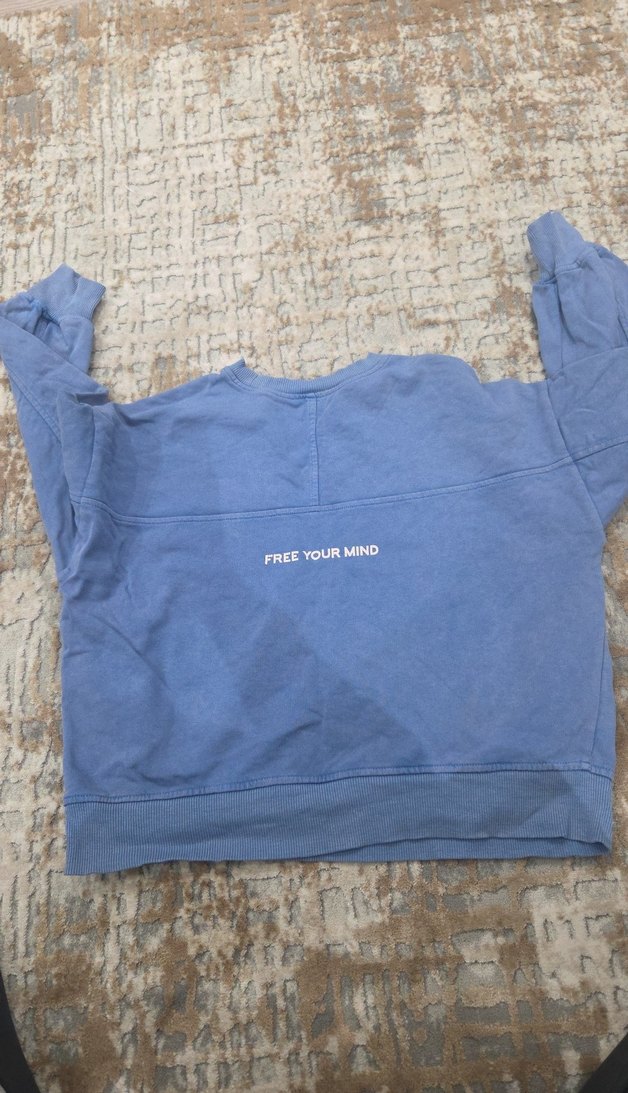 Mavi Baskılı çocuk Sweatshirt - Görsel 2