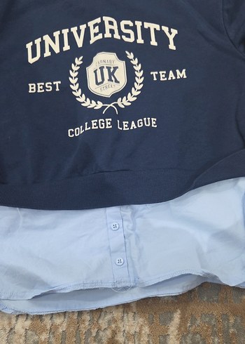 Mavi Denim çocukSweatshirt Uzun Kollu - Görsel 2