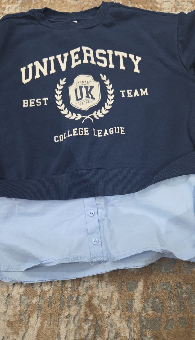 Mavi Denim çocukSweatshirt Uzun Kollu - Görsel 2