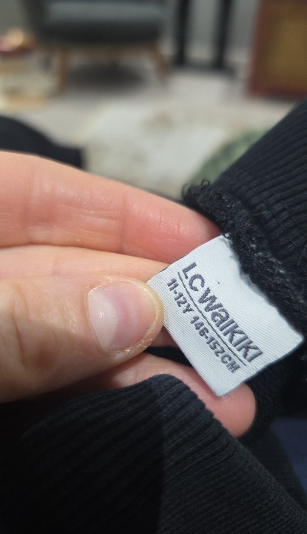 2 adet çocuk Mavi Rahat Kesim Pamuklu Eşofman Altı - Görsel 4