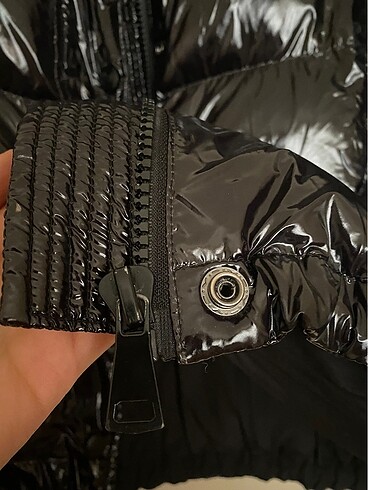 m Beden siyah Renk Zara oversize rugan şişme mont