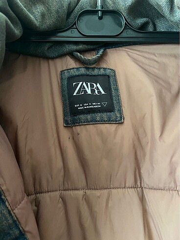 m Beden Orijinal Zara Erkek Oversize Ceket Mont