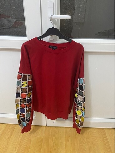 Zara Kırmızı sweatshirt