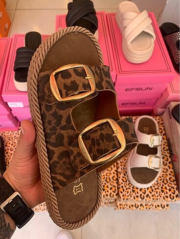 Leopar Desen Terlik
