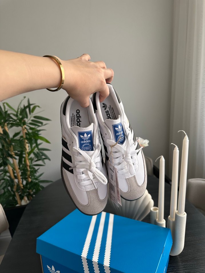 Adidas Samba OG White Black - Görsel 3
