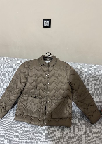 Düğmeli vizon Kadın Günlük Mont - Görsel 2