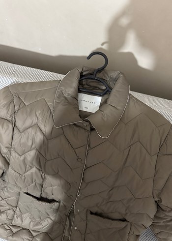 Düğmeli vizon Kadın Günlük Mont - Görsel 3