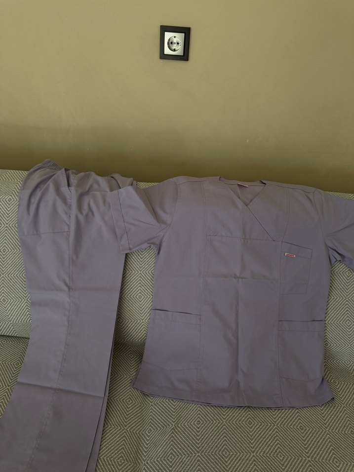 Lila hastane forması kadın - Görsel 3