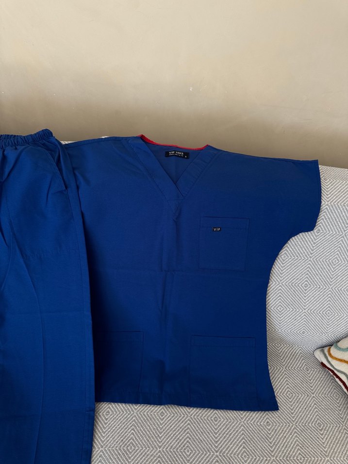 Mavi hastane forması kadın - Görsel 2