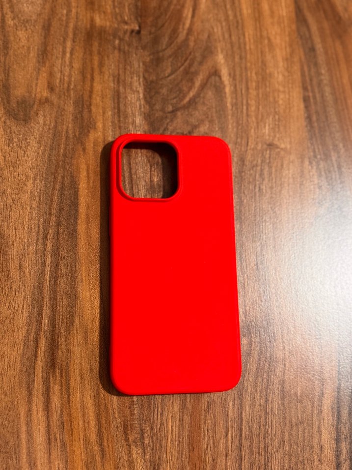 Kırmızı Telefon Kılıfı iphone 15 pro Max - Görsel 3