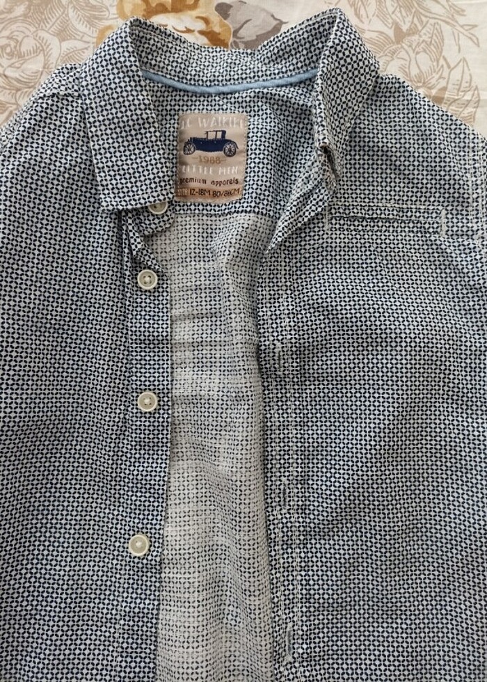 erkek bebek gömlek  - Görsel 3