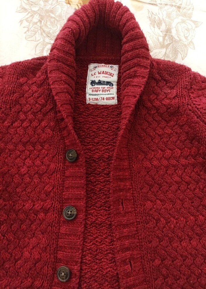 erkek bebek hırka  - Görsel 3