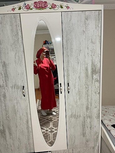 Diğer Triko elbise nar çiçeği rengi