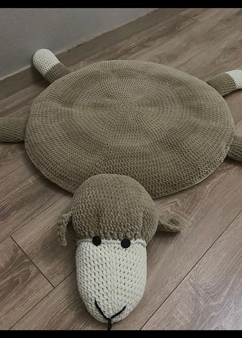 Gri Kaplumbağa Temalı Çocuk Halısı